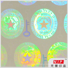 ID Card Security Transparent Hologram Stickers